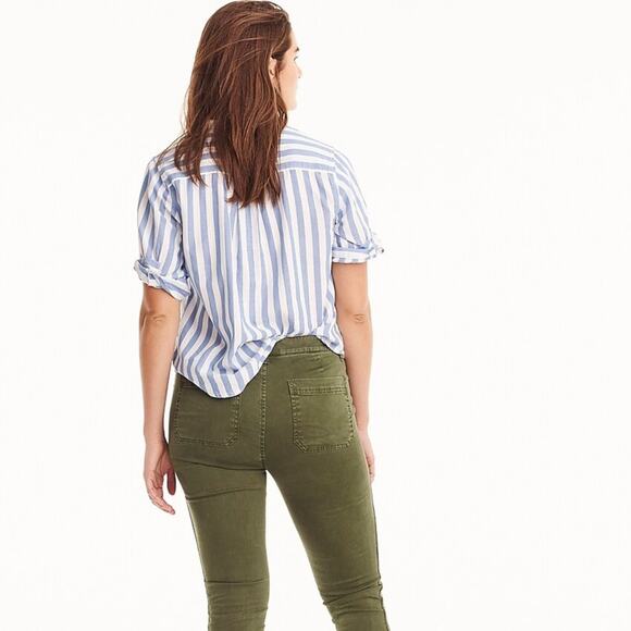 J. Crew 25 9" Cargo Toothpick Distressed Fatigue - Picture 3 of 7